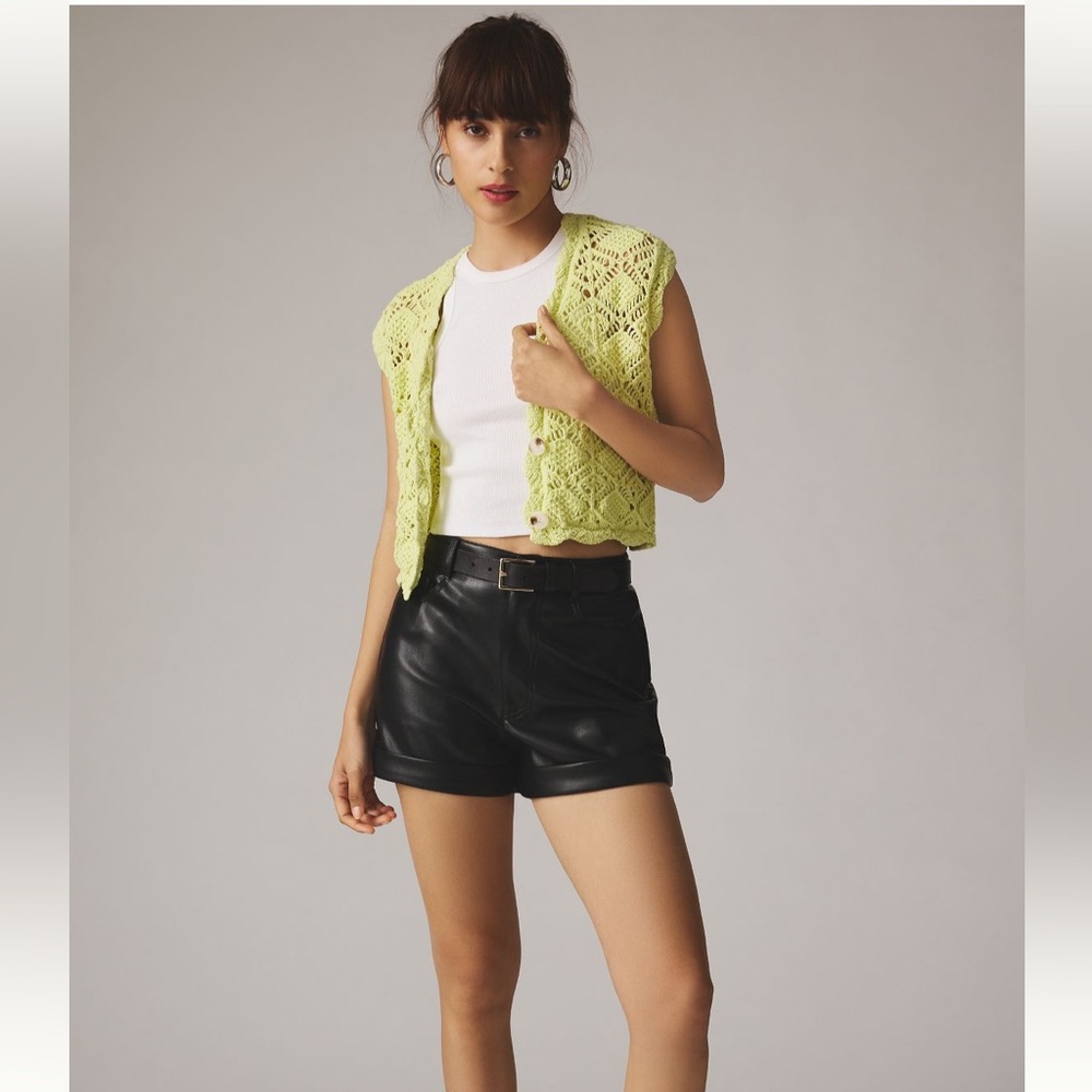 By Anthropologie chrochet sweater vest